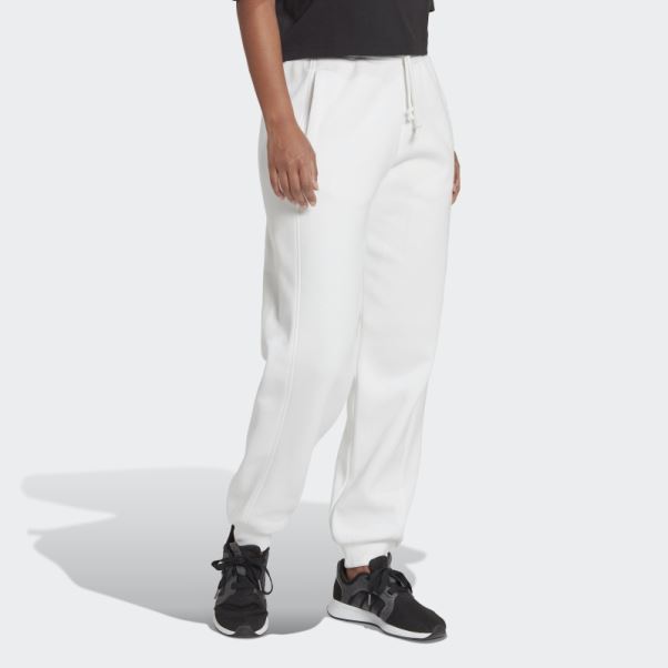 Pantalon Adidas All Szn Polaire Blanc