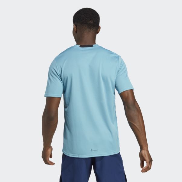 Aeroready Conçu Pour Le Mouvement T-shirt Bleu Adidas