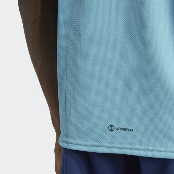 Aeroready Conçu Pour Le Mouvement T-shirt Bleu Adidas