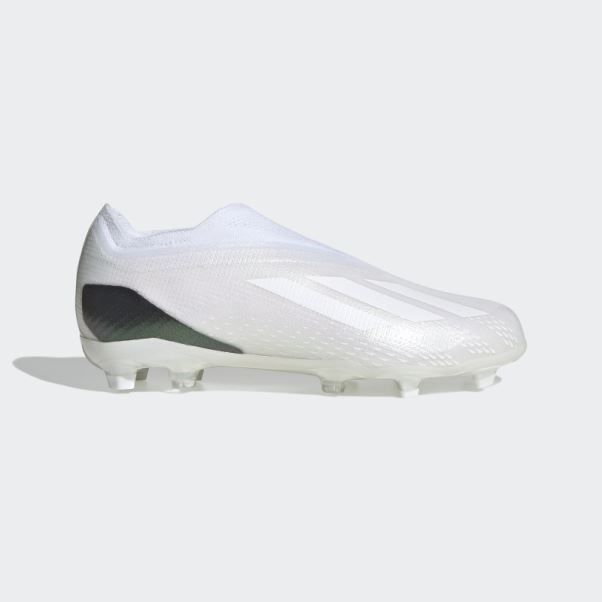 Adidas X Speedportal+ Chaussures Sol Ferme Blanc
