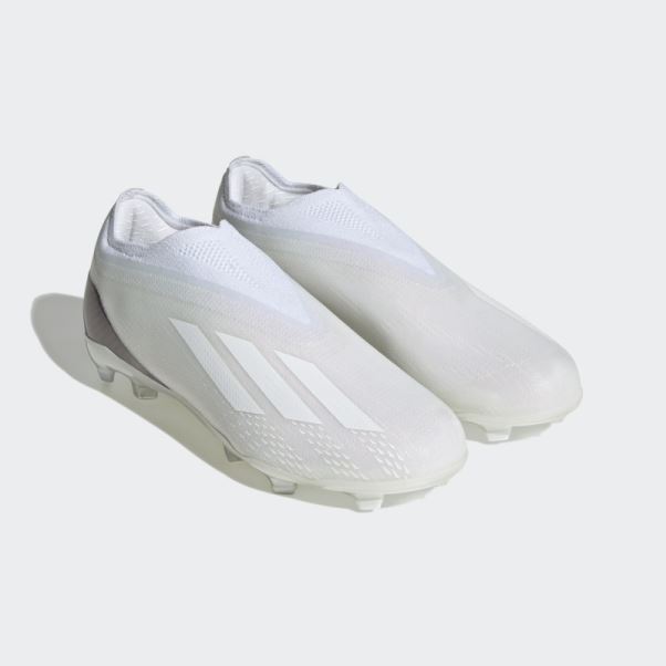 Adidas X Speedportal+ Chaussures Sol Ferme Blanc