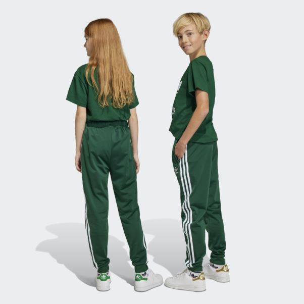 Pantalon De Survêtement Adidas Adicolor Sst Vert Foncé