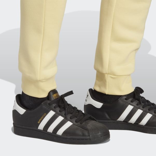 Pantalon Adidas Trèfle Essentials Jaune