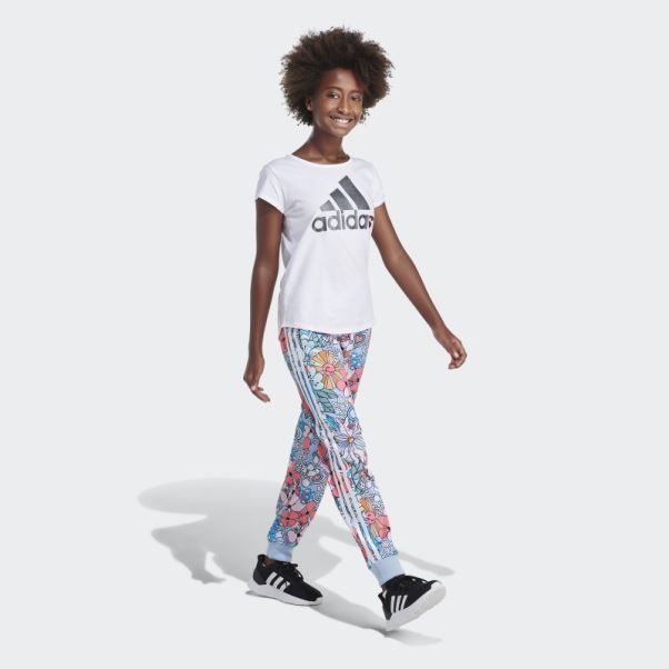 Pantalon De Jogging En Tricot Imprimé Ciel Adidas