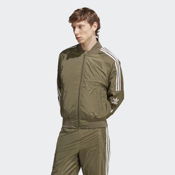 Veste De Survêtement Adicolor Parley Olive Adidas