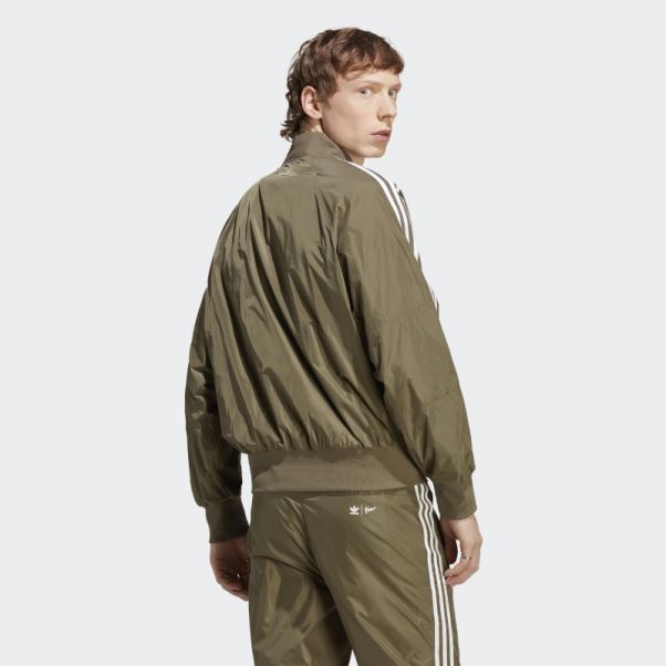 Veste De Survêtement Adicolor Parley Olive Adidas