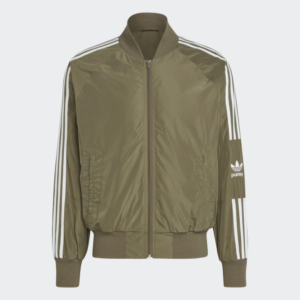 Veste De Survêtement Adicolor Parley Olive Adidas