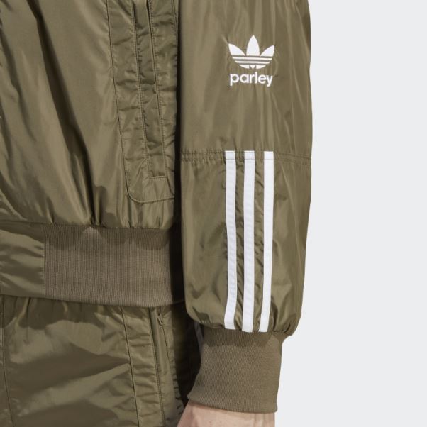 Veste De Survêtement Adicolor Parley Olive Adidas