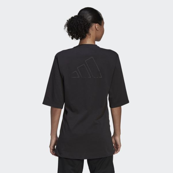 Adidas Run Icones Made With Nature T-shirt De Course Noir