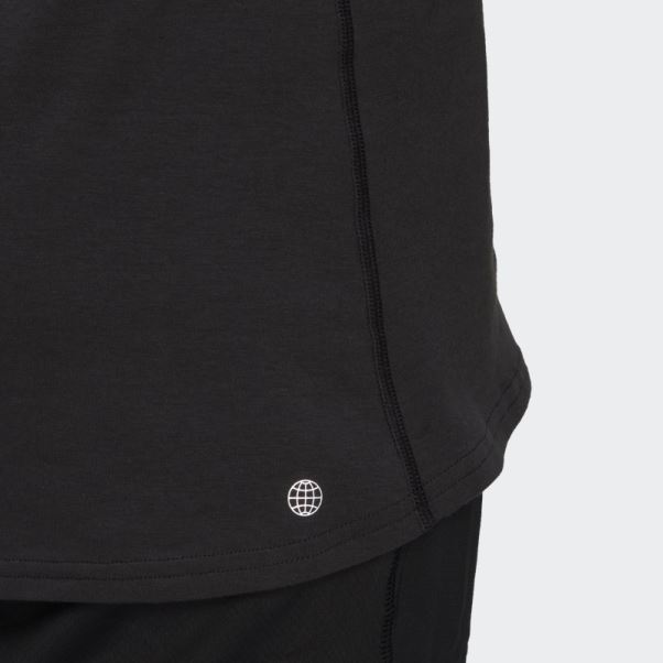 Adidas Run Icones Made With Nature T-shirt De Course Noir