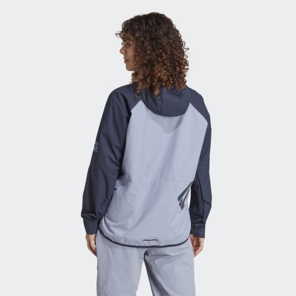 Adidas Five Ten Wind Veste Argent Violet