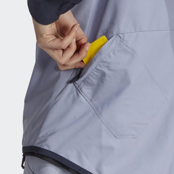 Adidas Five Ten Wind Veste Argent Violet