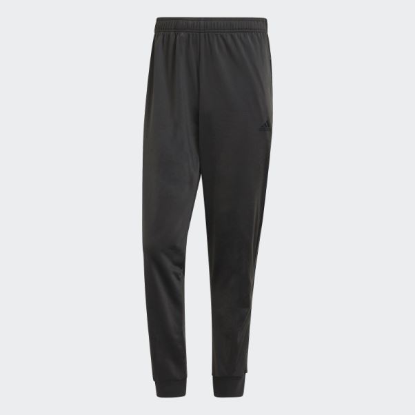 Adidas Essentials Warm-up Pantalon De Survêtement Fuselé à 3 Bandes Gris