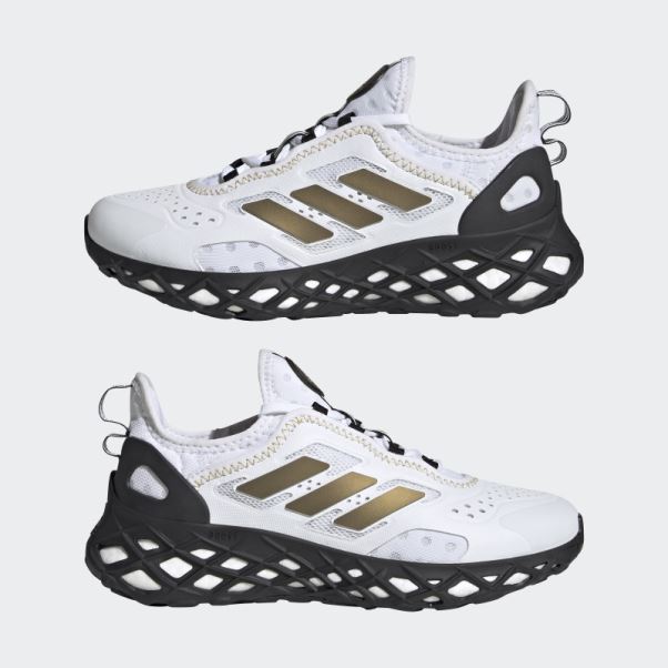 Adidas Web Boost Chaussures Or Métallique