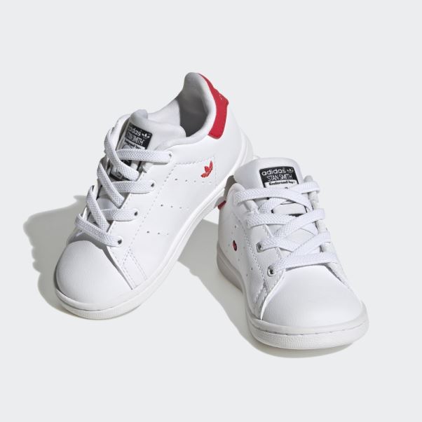 Chaussures Adidas Stan Smith Rouge