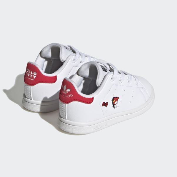 Chaussures Adidas Stan Smith Rouge