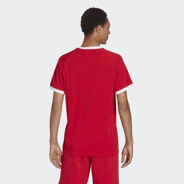 Adidas Adicolor Classics T-shirt 3 Bandes écarlate