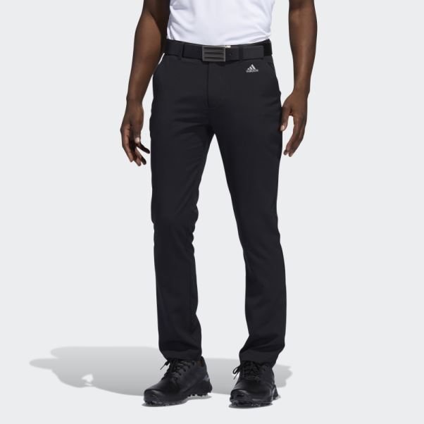 Pantalon De Golf Fuselé Adidas En Contenu Recyclé Noir