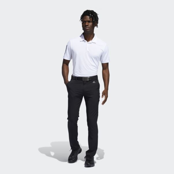 Pantalon De Golf Fuselé Adidas En Contenu Recyclé Noir
