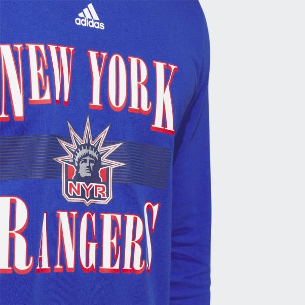 T-shirt Manches Longues Playmaker Rangers Bleu Royal Adidas