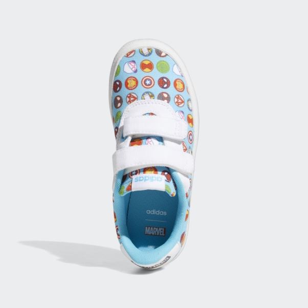 Adidas X Marvel Super Hero Adventures Vulc Raid3r Chaussures Blanc