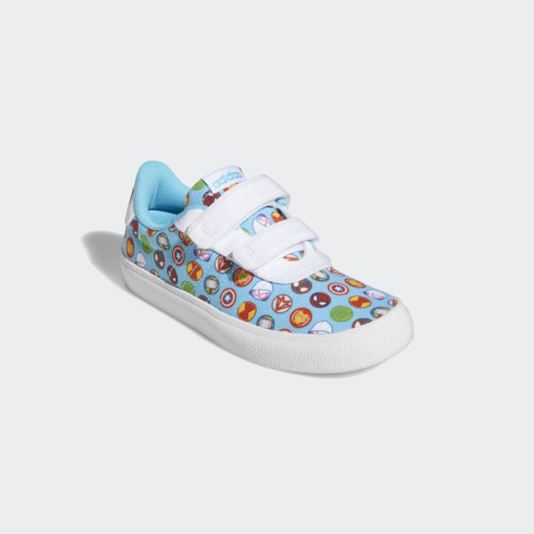 Adidas X Marvel Super Hero Adventures Vulc Raid3r Chaussures Blanc
