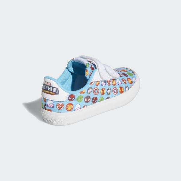 Adidas X Marvel Super Hero Adventures Vulc Raid3r Chaussures Blanc