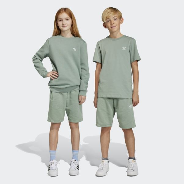 Short Adidas Adicolor Vert Argent