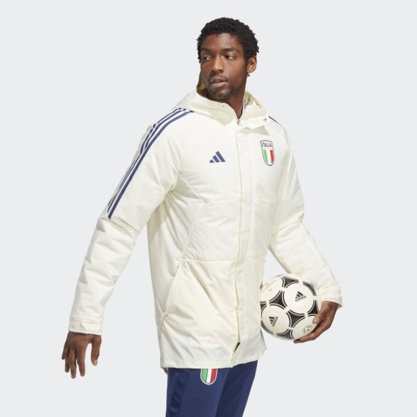 Italie Condivo 23 Stade Parka Adidas Blanc