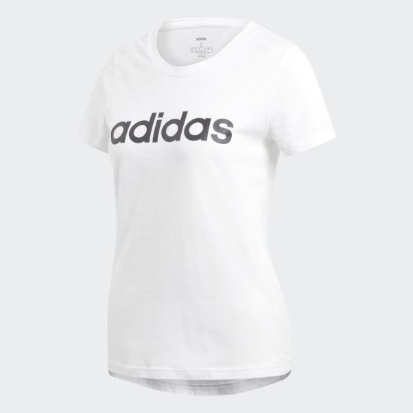 Tee Shirt Essentials Linear Blanc Adidas