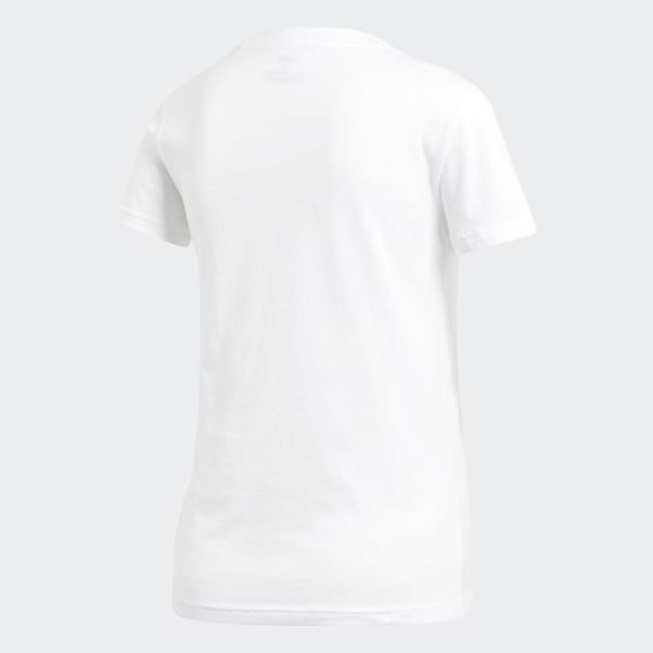 Tee Shirt Essentials Linear Blanc Adidas