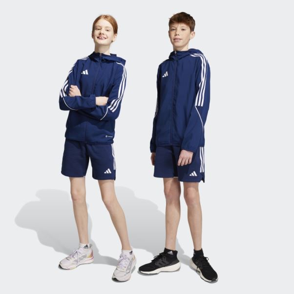 Tiro 23 League Sweat Short Adidas Bleu Marine