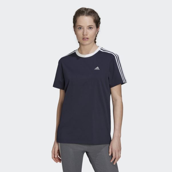 T-shirt Adidas Essentials 3 Bandes Encre