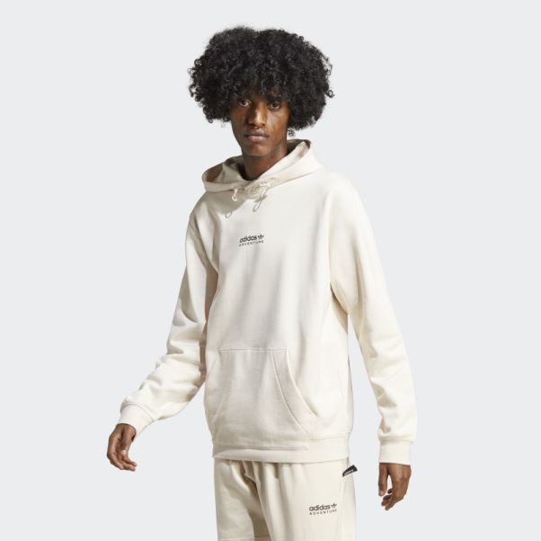 Sweat à Capuche Adidas Aventure Blanc