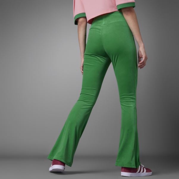 Legging Adicolor 70s Vert évasé Adidas