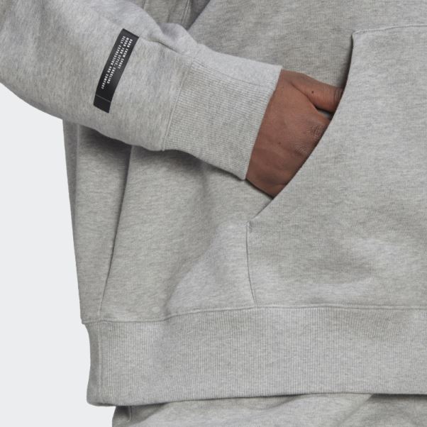 Sweat à Capuche Oversize (taille Plus) Adidas Gris Moyen