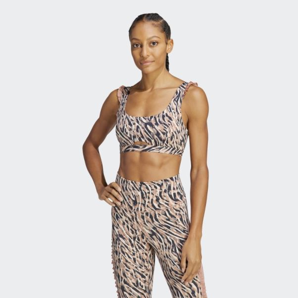 Soutien-gorge à Maintien Moyen Adidas Clay Coreflow Studio