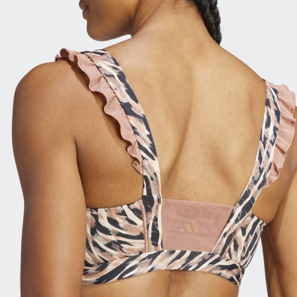 Soutien-gorge à Maintien Moyen Adidas Clay Coreflow Studio