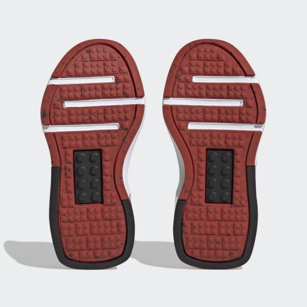 Adidas X Lego Tech Rnr Chaussures à Lacets élastiques Et Sangle Supérieure Shock Blue Fashion