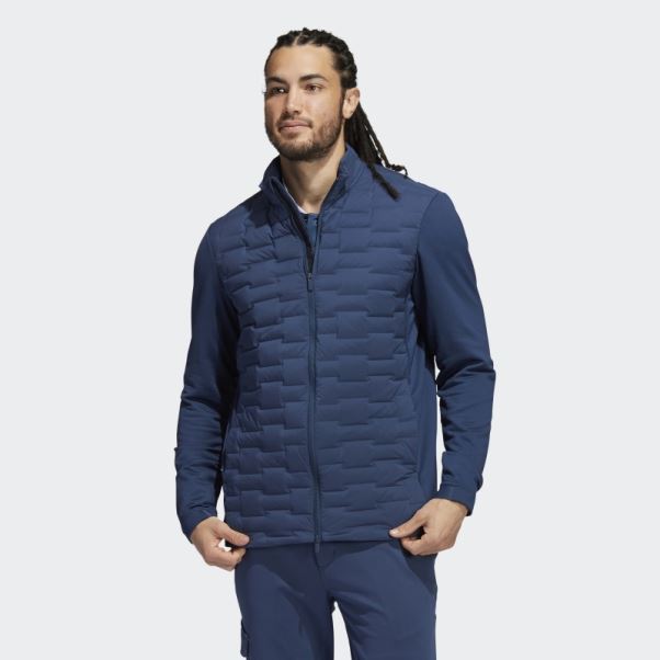 Frostguard Veste Matelassée Entièrement Zippée En Contenu Recyclé Adidas Bleu Marine