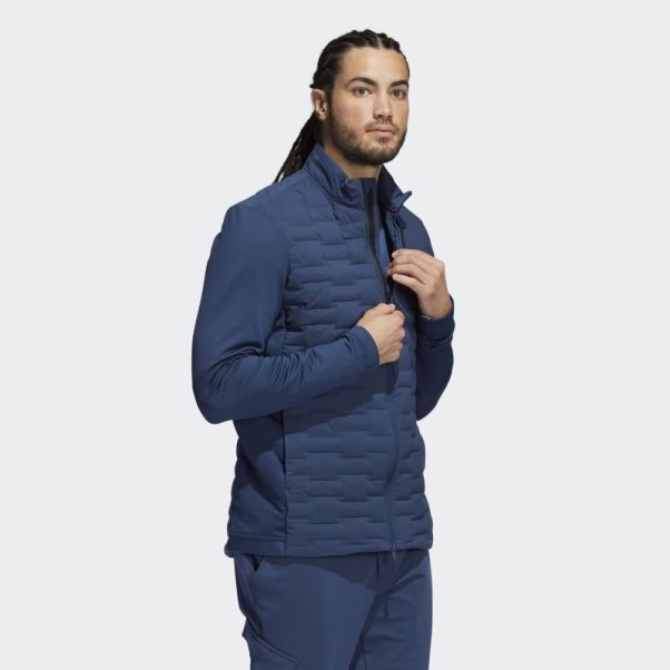 Frostguard Veste Matelassée Entièrement Zippée En Contenu Recyclé Adidas Bleu Marine