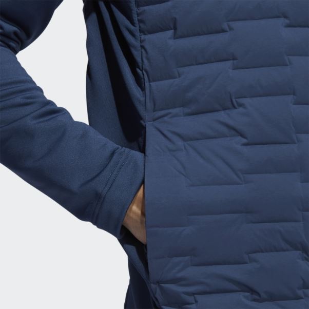 Frostguard Veste Matelassée Entièrement Zippée En Contenu Recyclé Adidas Bleu Marine