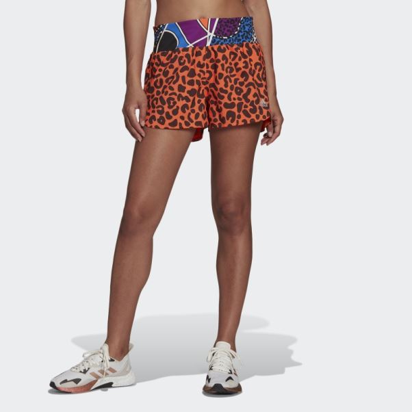 Adidas Short De Course Orange Rich Mnisi