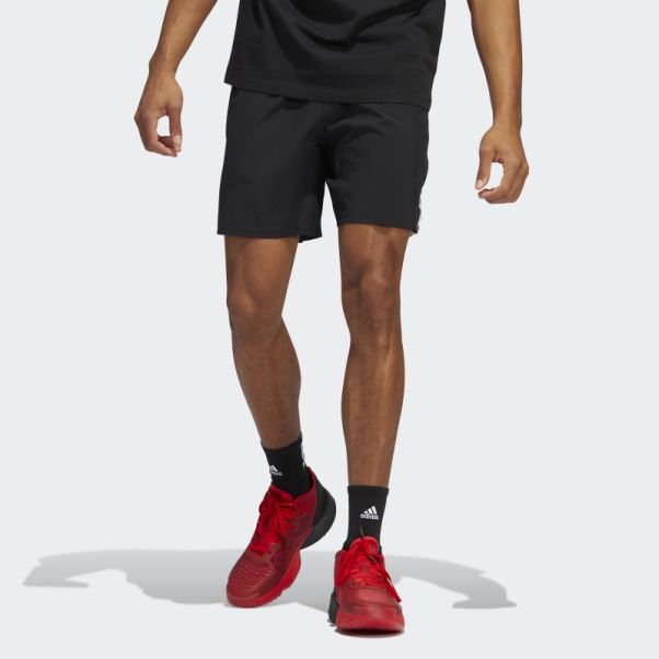 Short Donovan Mitchell Noir Adidas