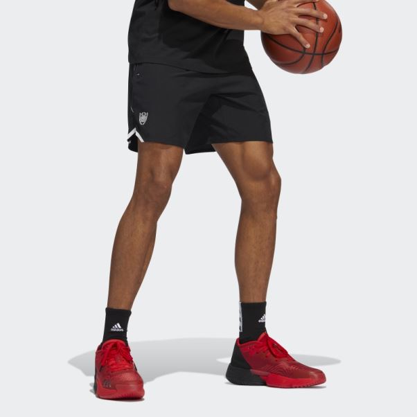 Short Donovan Mitchell Noir Adidas