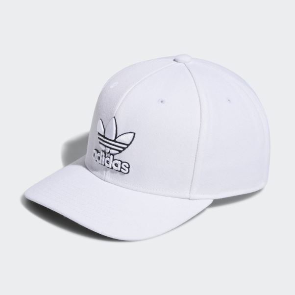 Casquette Pré-incurvée Moderne Adidas Blanc