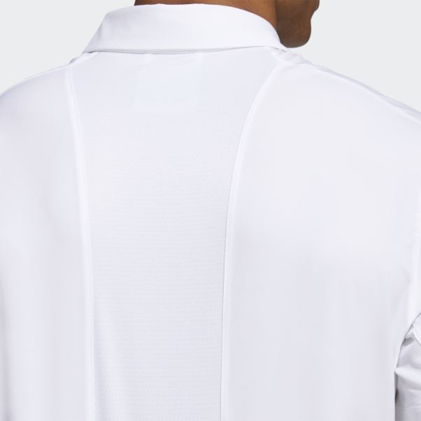 Adidas Polo Blanc Des Entraîneurs Du Stade Aggies