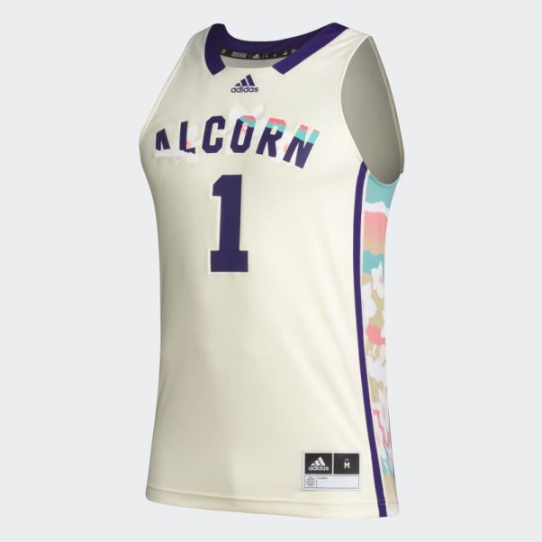 Maillot Adidas Alcorn State Hbe Blanc