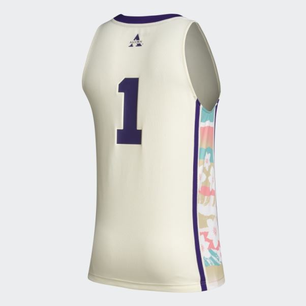 Maillot Adidas Alcorn State Hbe Blanc
