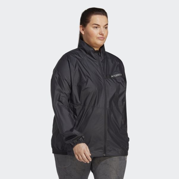 Coupe-vent Terrex Multi (taille Plus) Noir Adidas